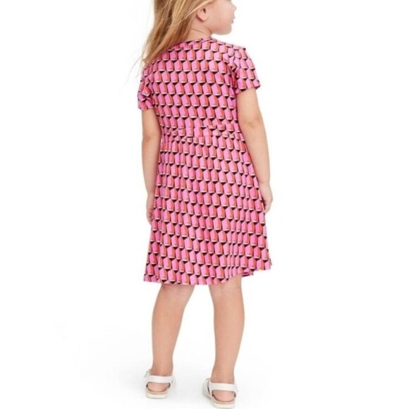 Diane Von Furstenberg for Target sz 10 / 12 girls short sleeve wrap dress - Picture 2 of 13